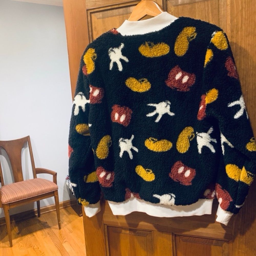 DISNEY PARKS MICKEY MOUSE FLEECE SHERPA JACKET - Picture 7 of 10
